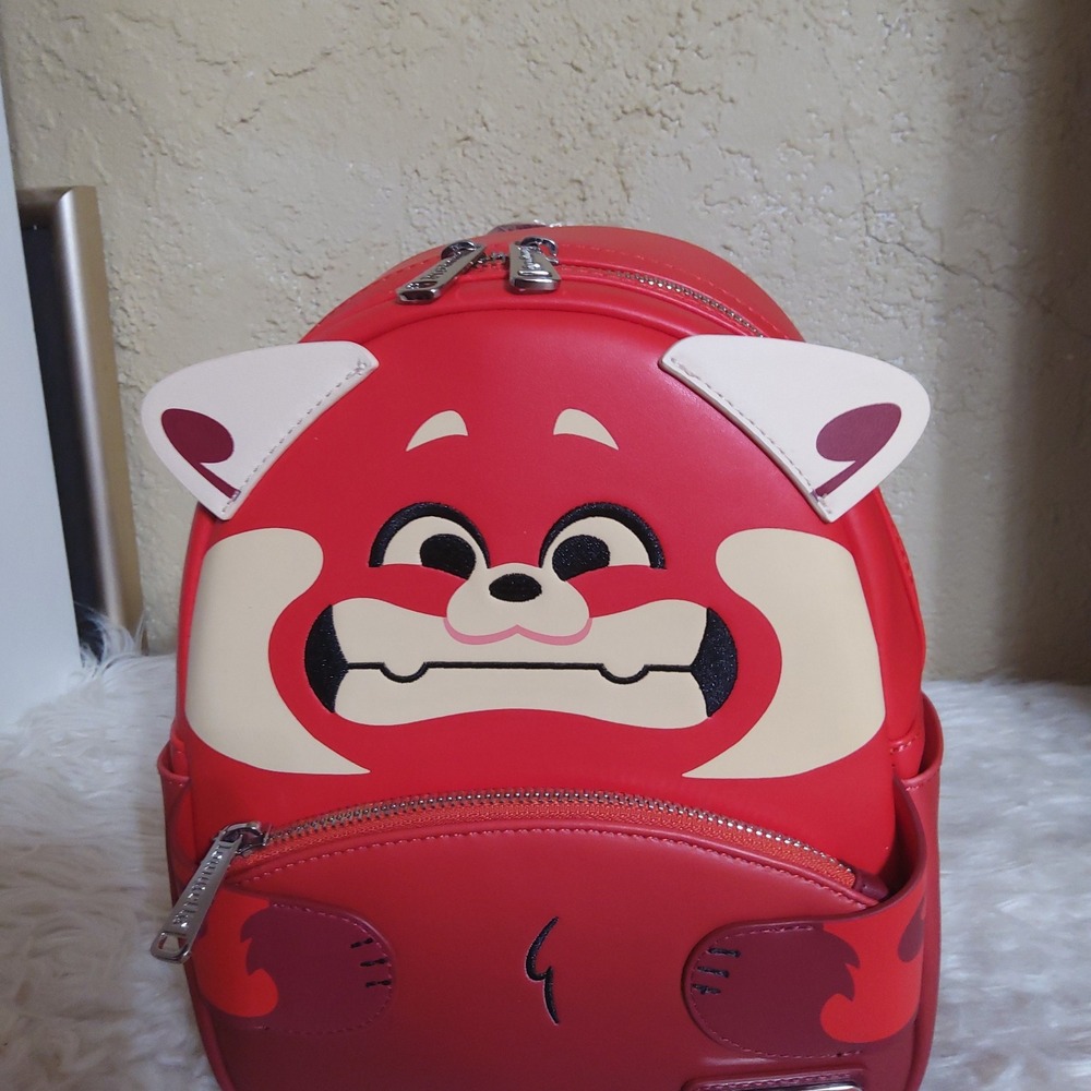 Loungefly HT Disney Turning Red Panda Meilin Lee Mini Backpack NWT WDBK2721
